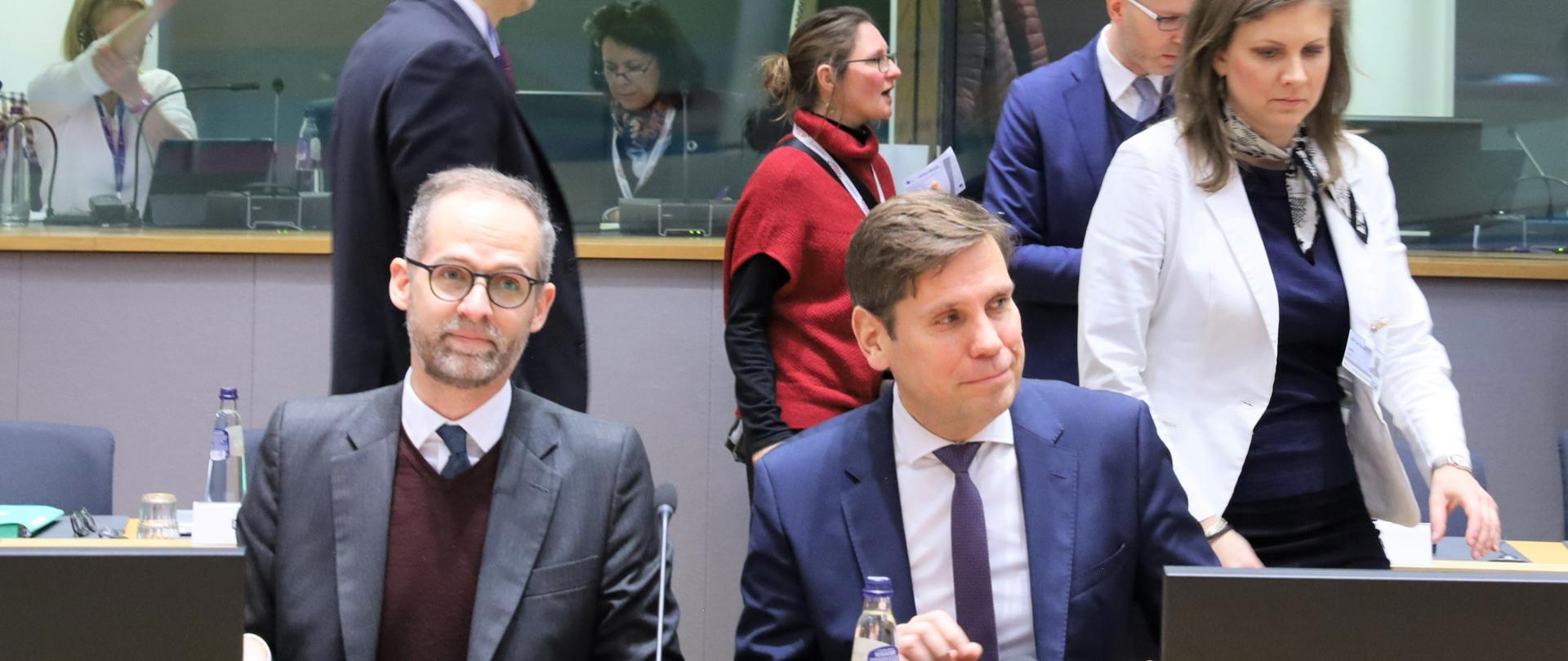 Posiedzenie rady ENVI z udziałem wiceministra Adama Guibourgé-Czetwertyńskiego