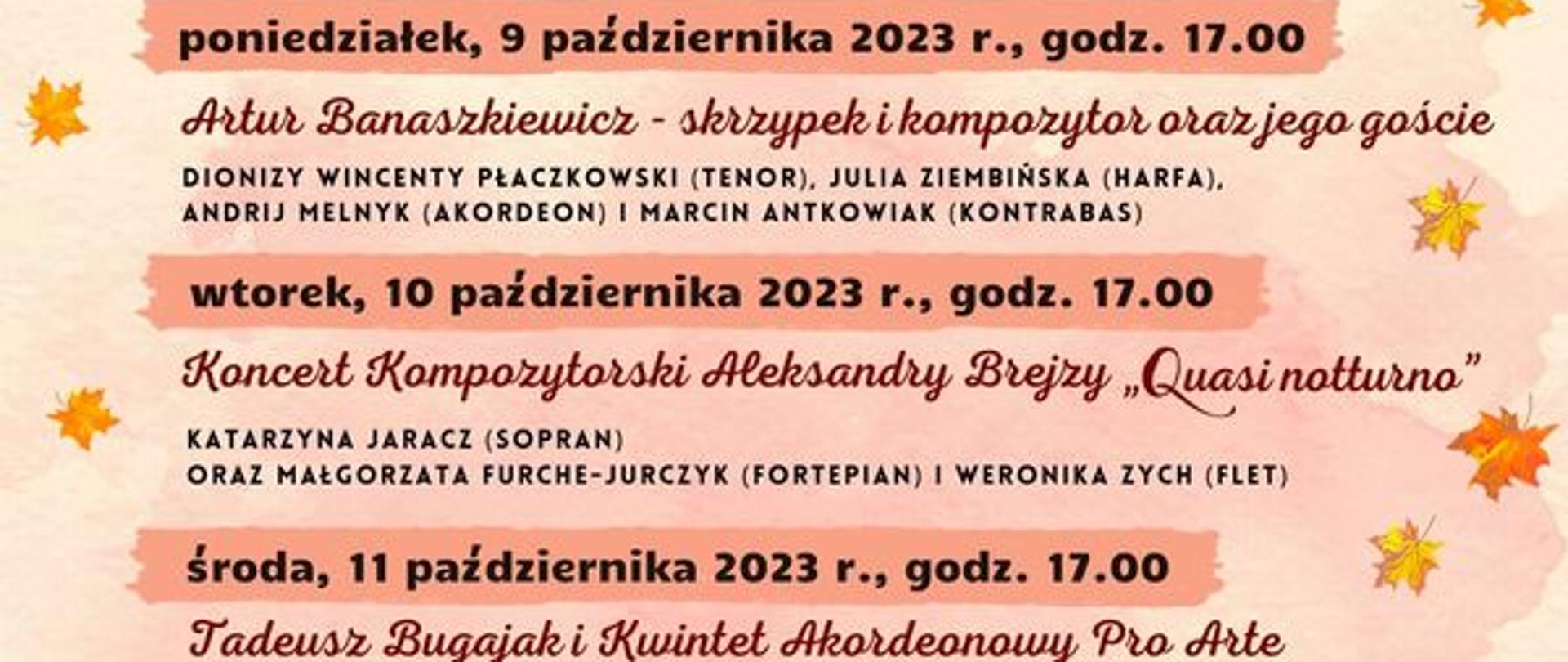 Ino Classic 2023 koncerty PSM plakat