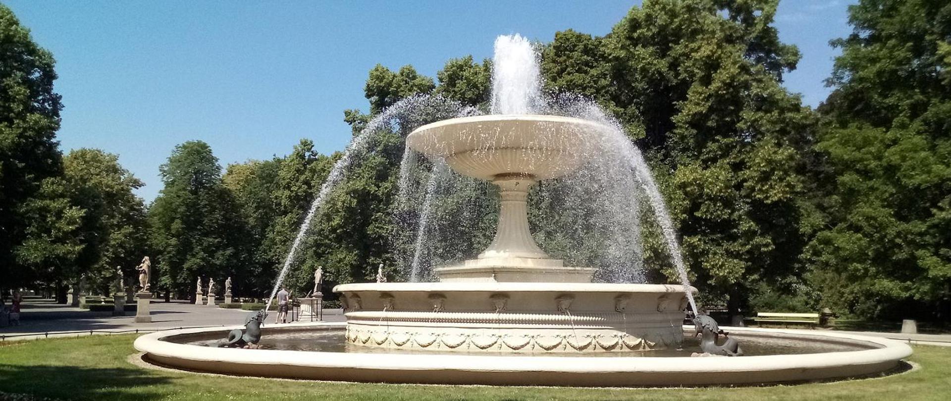 zdjęcie aktywnej fontanny