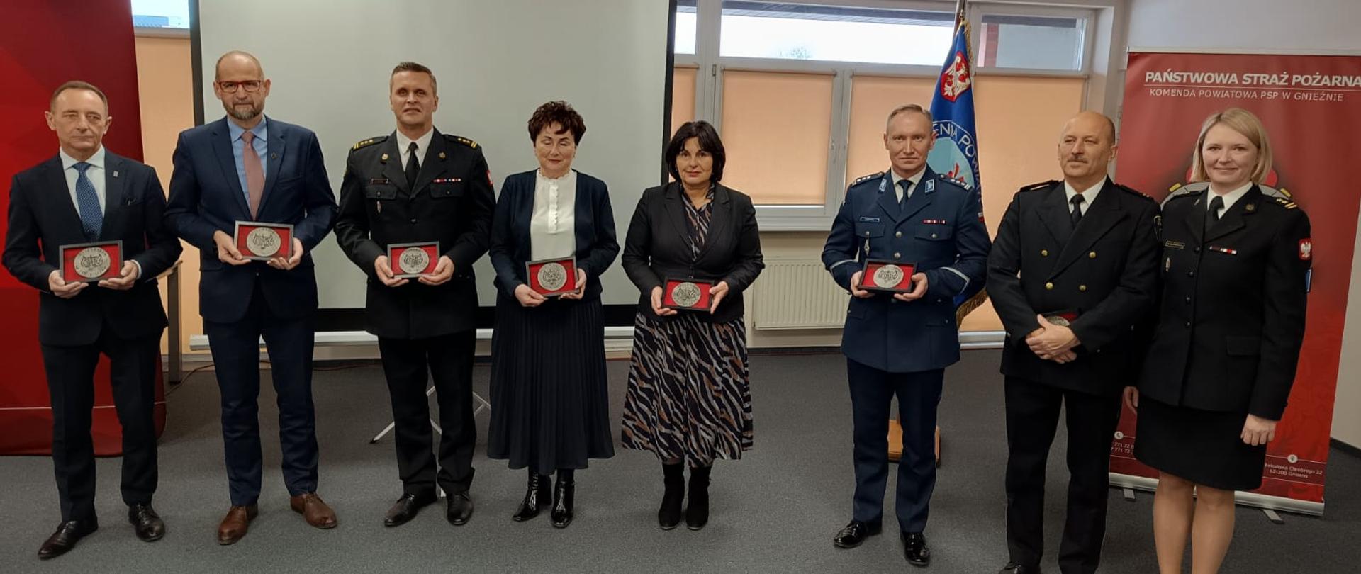 Narada roczna w Komendzie Powiatowej Państwowej Straży Pożarnej w Gnieźnie 