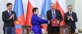 Podpisanie planu działań na rzecz polsko-mongolskiego wszechstronnego partnerstwa