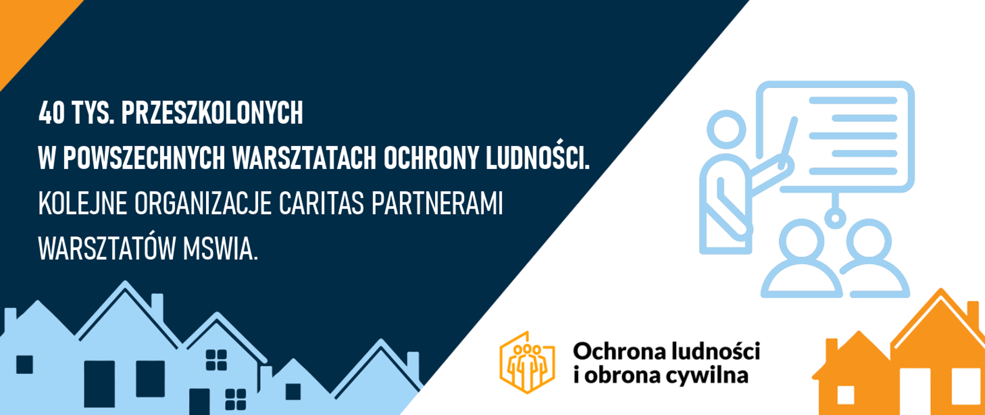 Ponad 40 tys. osób przeszkolonych. Kolejne organizacje Caritas dołączają do warsztatów MSWiA