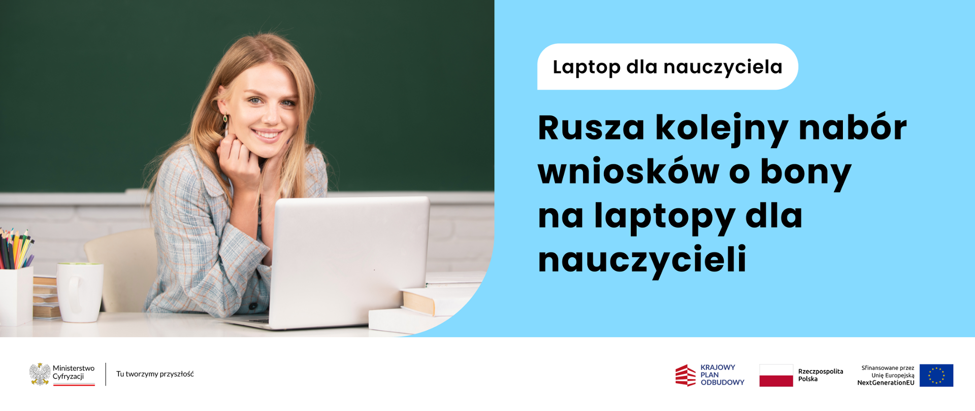 Rusza kolejny nabór wniosków o bony na laptopy dla nauczycieli