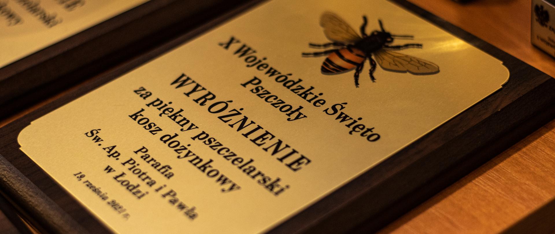 Wyróżnienia za najlepsze kosze pszczelarskie 