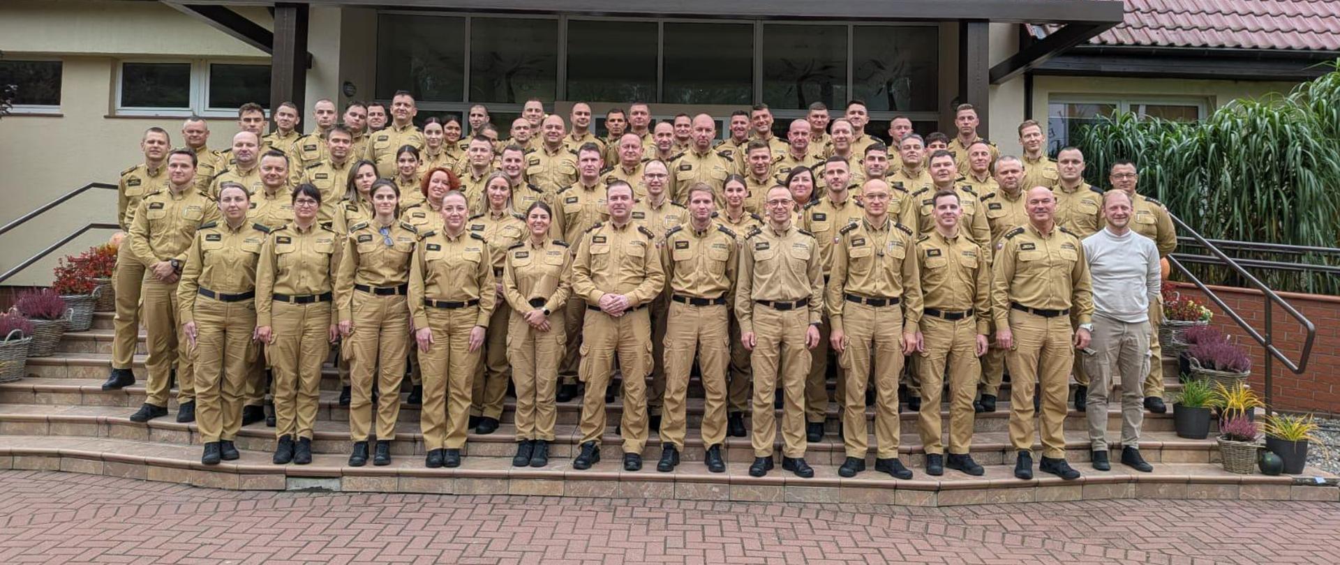 Funkcjonariusze pionu kontrolno-rozpoznawczego woj. wielkopolskiego