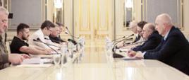 Spotkanie przewodniczącego OBWE z prezydentem Ukrainy Wołodymyrem Zełenskim 