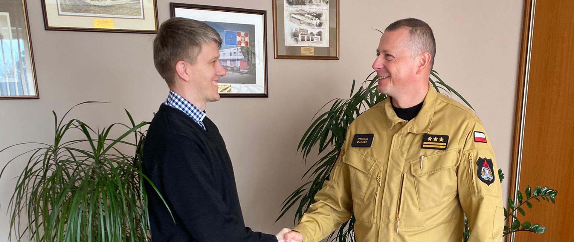 wizyta kapelana w KP PSP w Sztumie