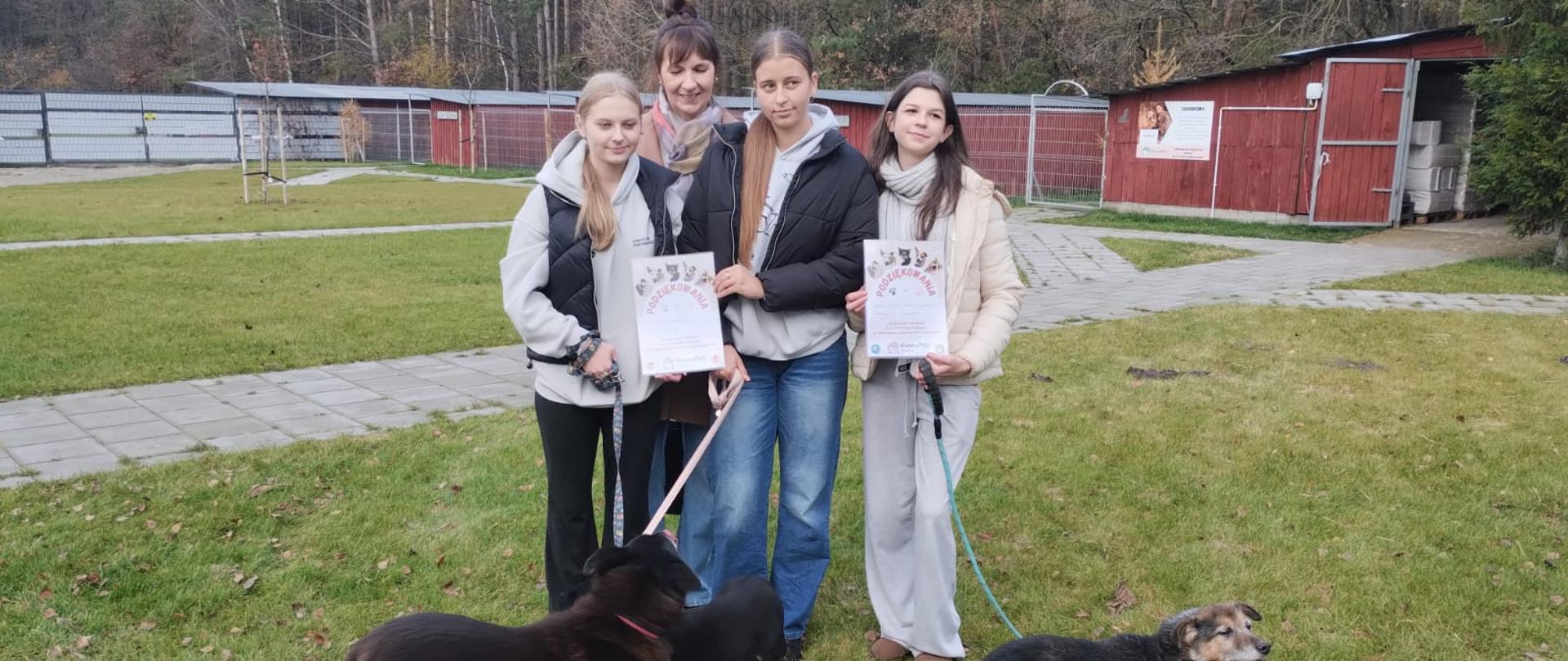 Podziękowania dla szkoły