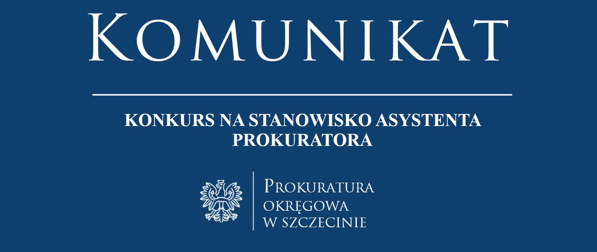 konkurs na asystenta