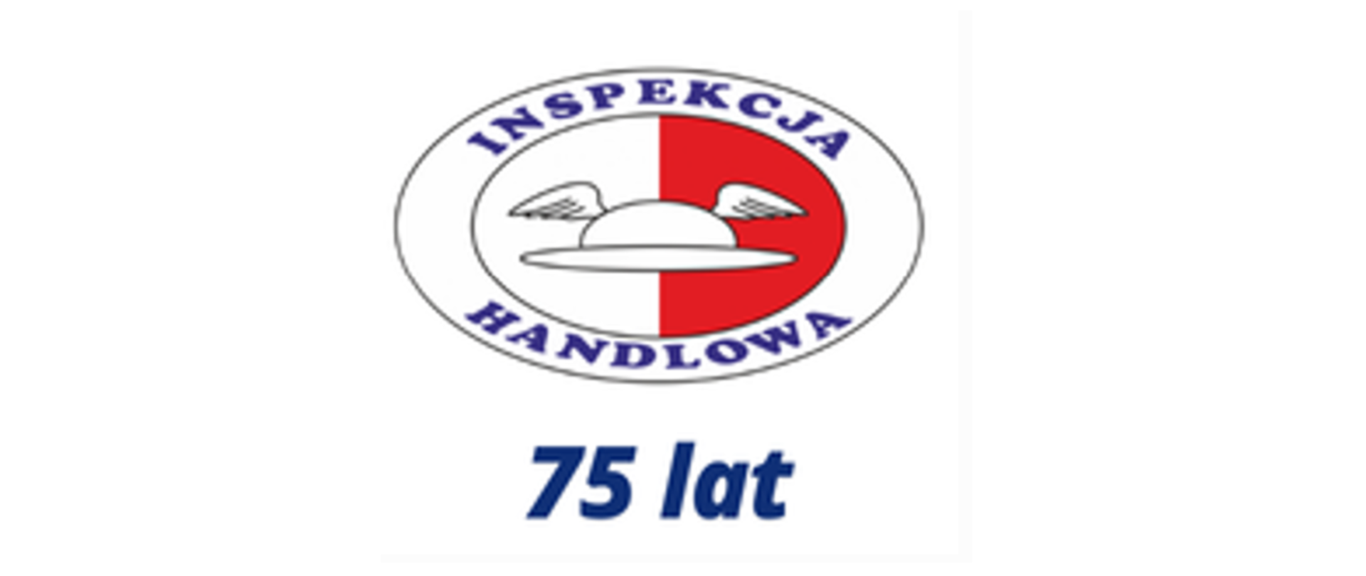 Jubileuszowe logo Inspekcji Handlowej - 75 lat 