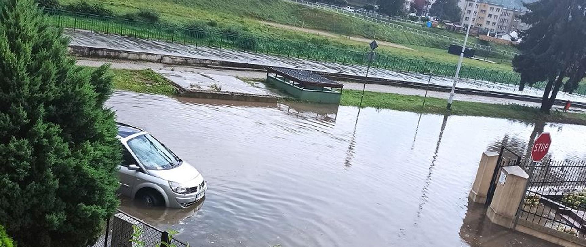 Przykład błyskawicznej powodzi miejskiej w Przemyślu