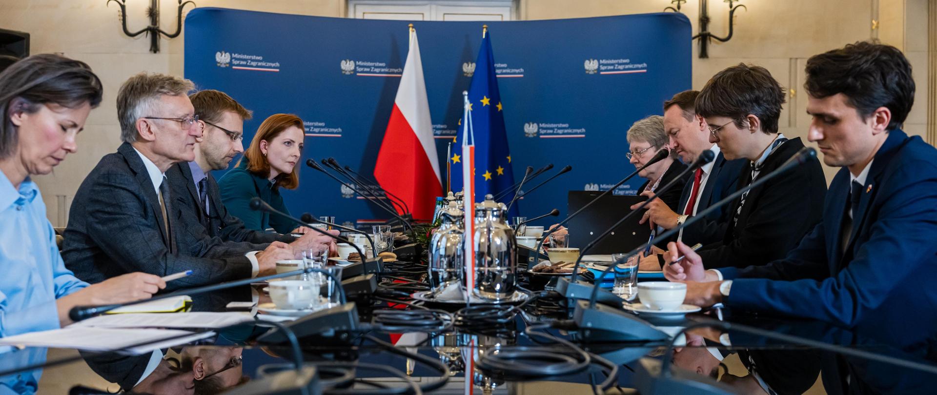 Undersecretary of State Marek Prawda holds talks with Minister of State at Germany's Federal Foreign Office and Head of Ministers Office at Sweden's MFA