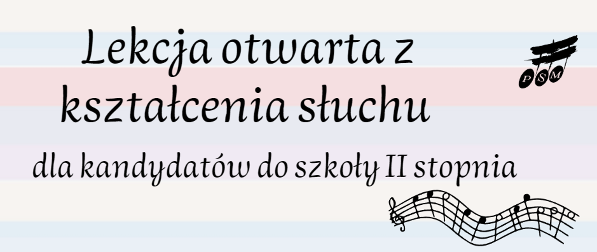 Lekcja otwarta z kształcenia słuchu