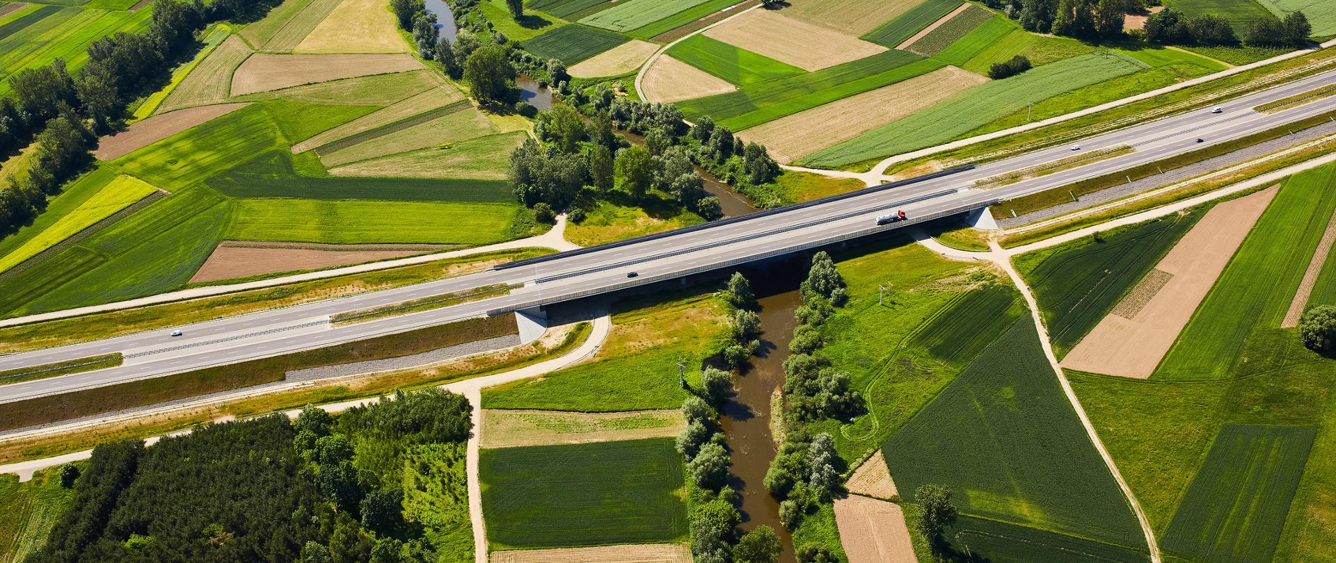 Most w ciągu autostrady A4 Rzeszów-Jarosław