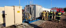 ćwiczeniach na terenie stacji regazyfikacji skroplonego gazu ziemnego (LNG)