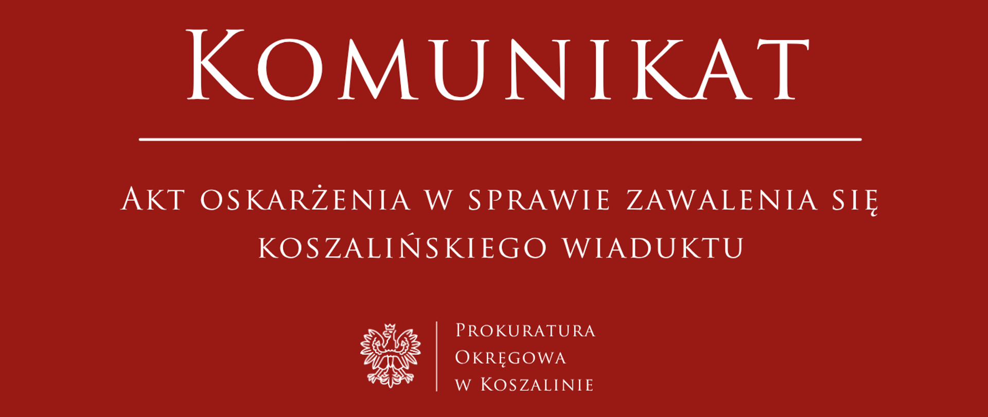 Akt oskarżenia w sprawie zawalenia się koszalińskiego wiaduktu