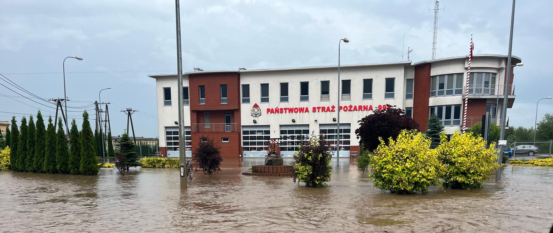 Skutki intensywnych opadów deszczu – powiat kazimierski