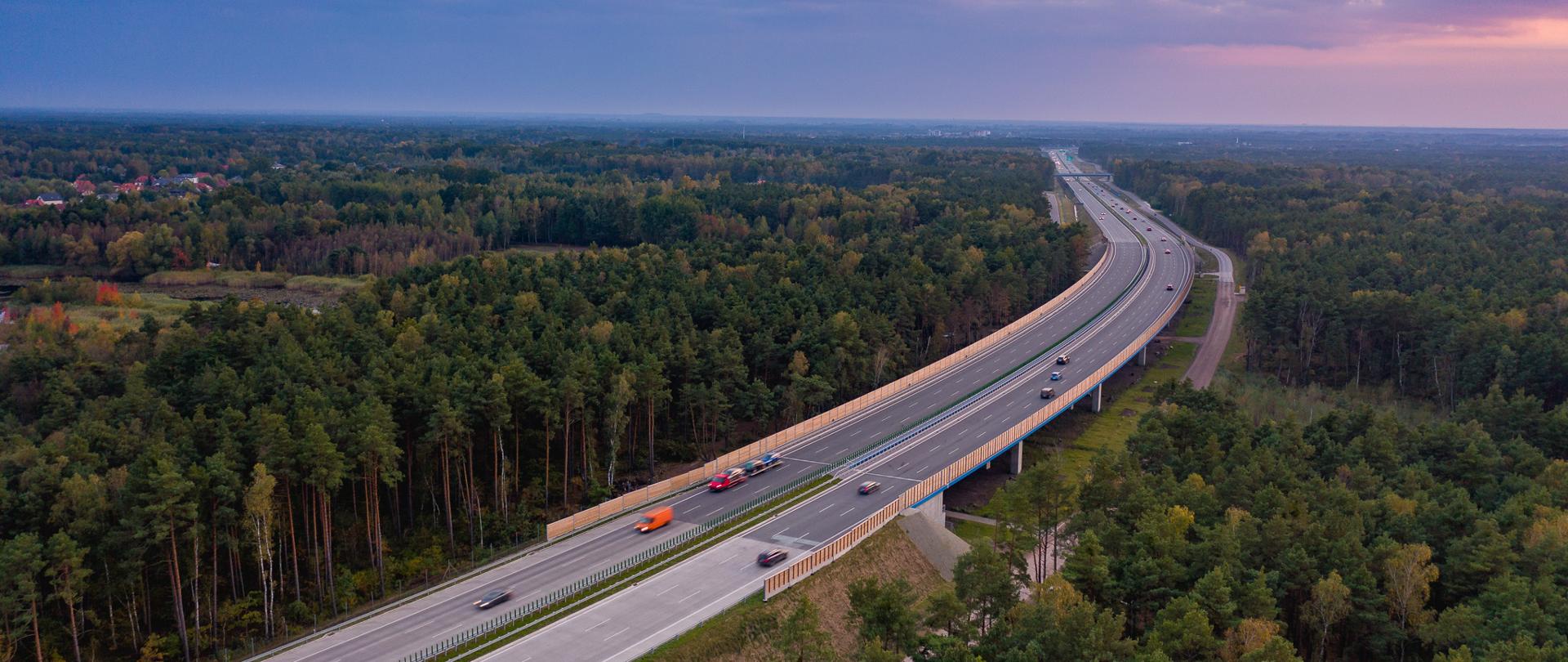 S2 POW przechodzi przez Mazowiecki Park Krajobrazowy