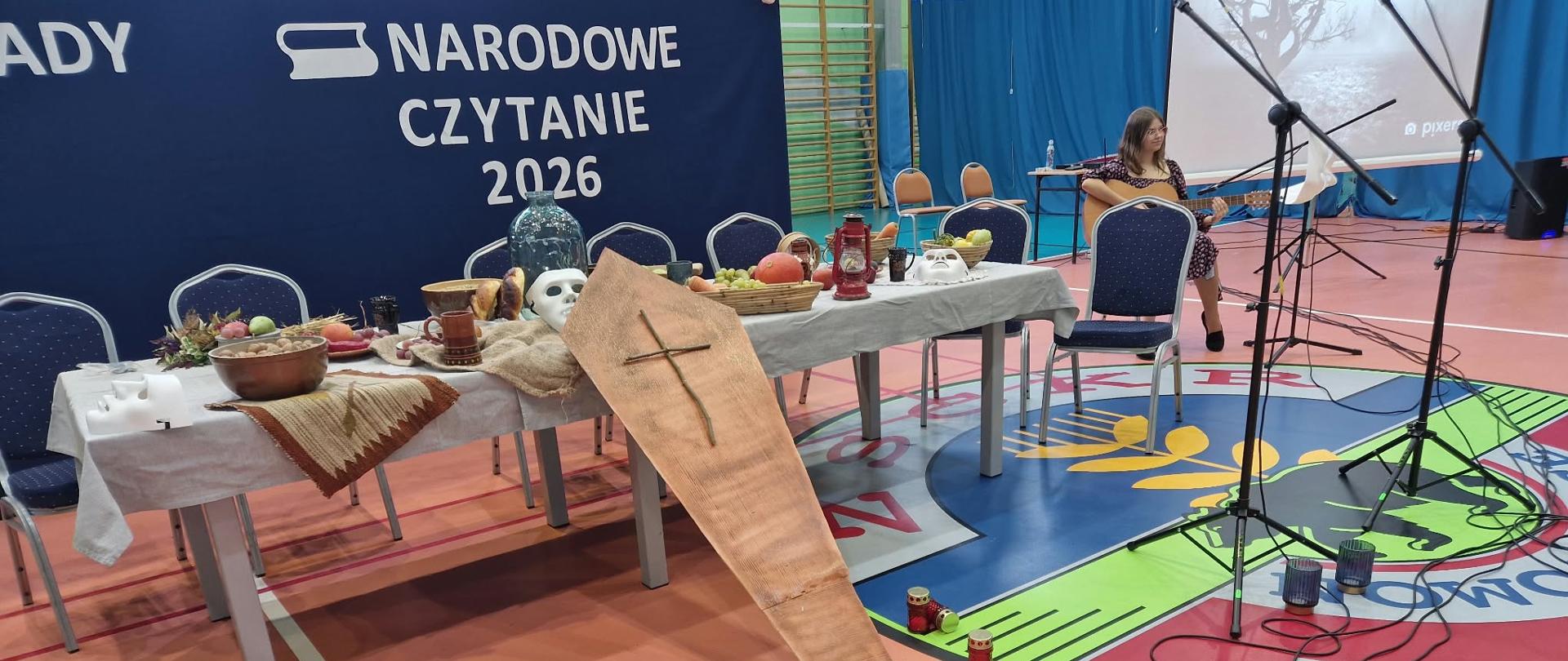 Narodowe czytanie 2026 - happening uczniów