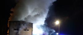 Pożar budynku gospodarczego w Dargomyślu