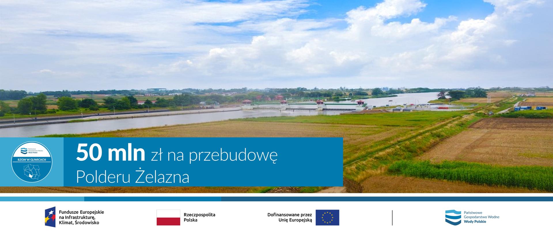 50 mln zł na przebudowę Polderu Żelazna