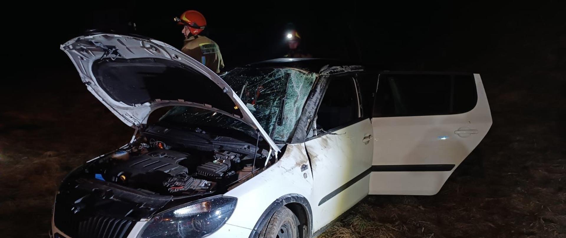 Wypadek w m. Skomielna Czarna
