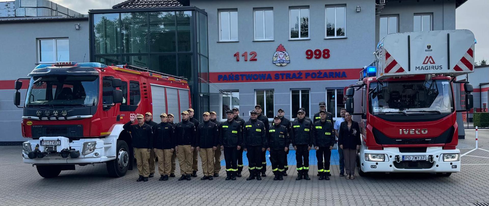 Hołd dla poznańskich strażaków