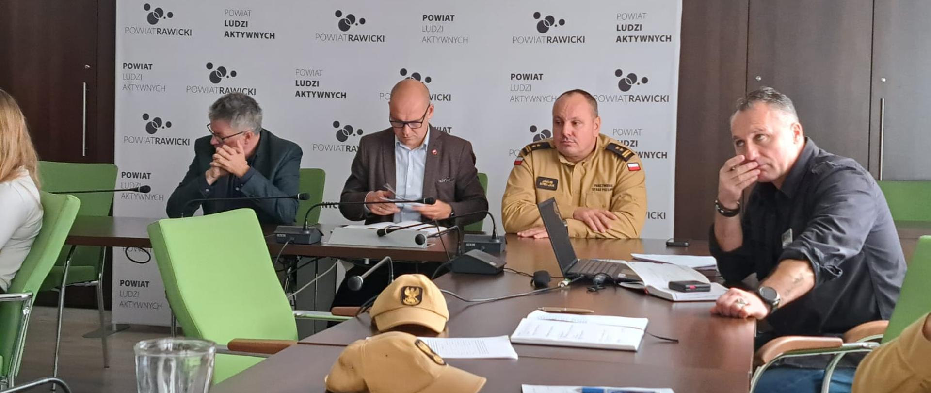Wspólnie o bezpieczeństwie i ochronie ludności w powiecie rawickim