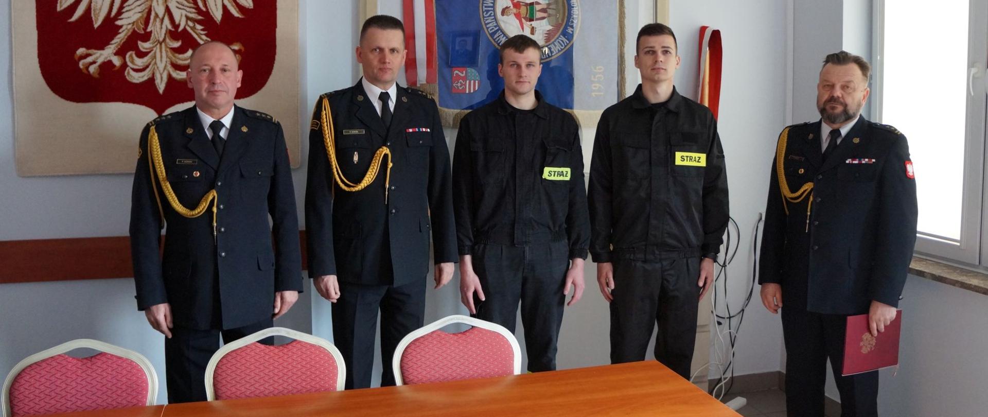 Uroczyste ślubowanie strażaków