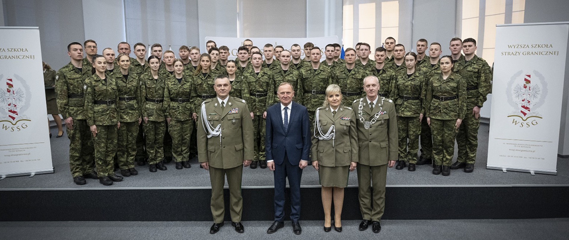 Wiceminister Czesław Mroczek w WSSG