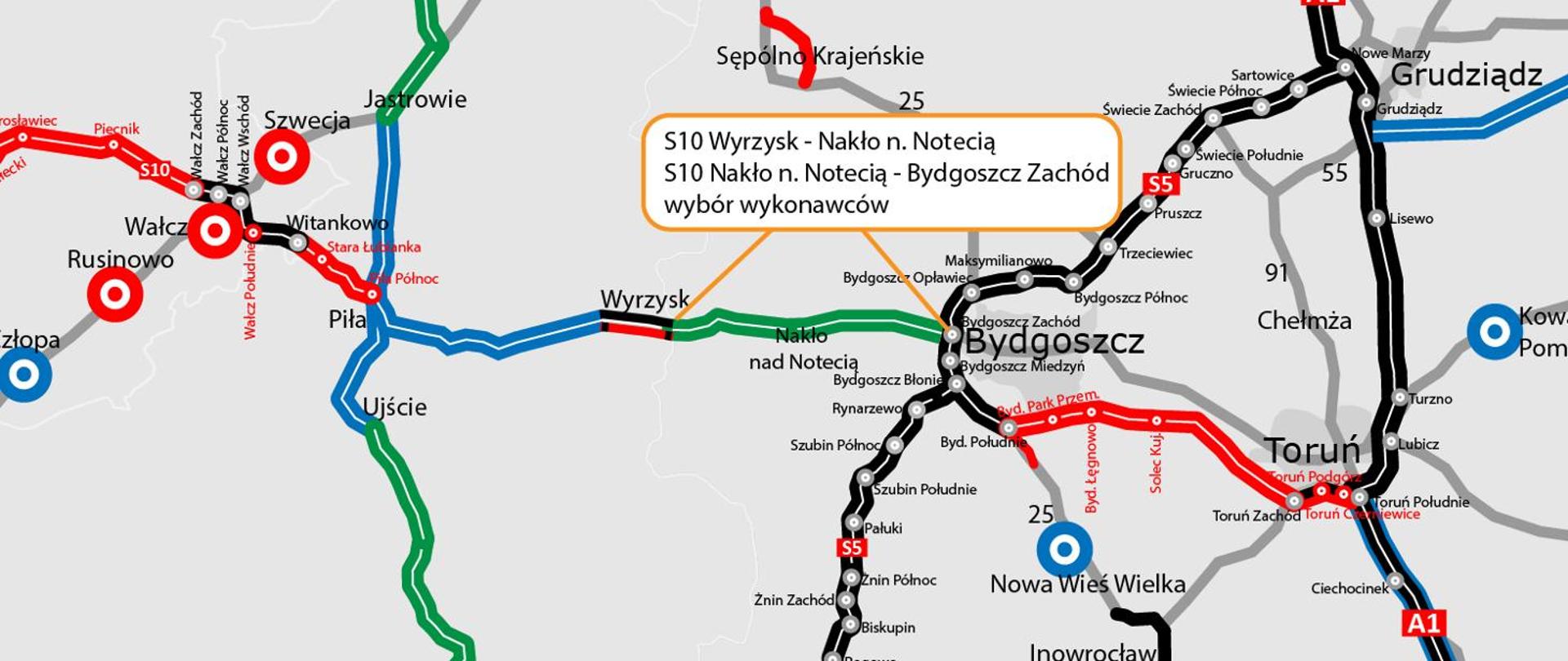 S10 Wyrzysk - Nakło - Bydgoszcz