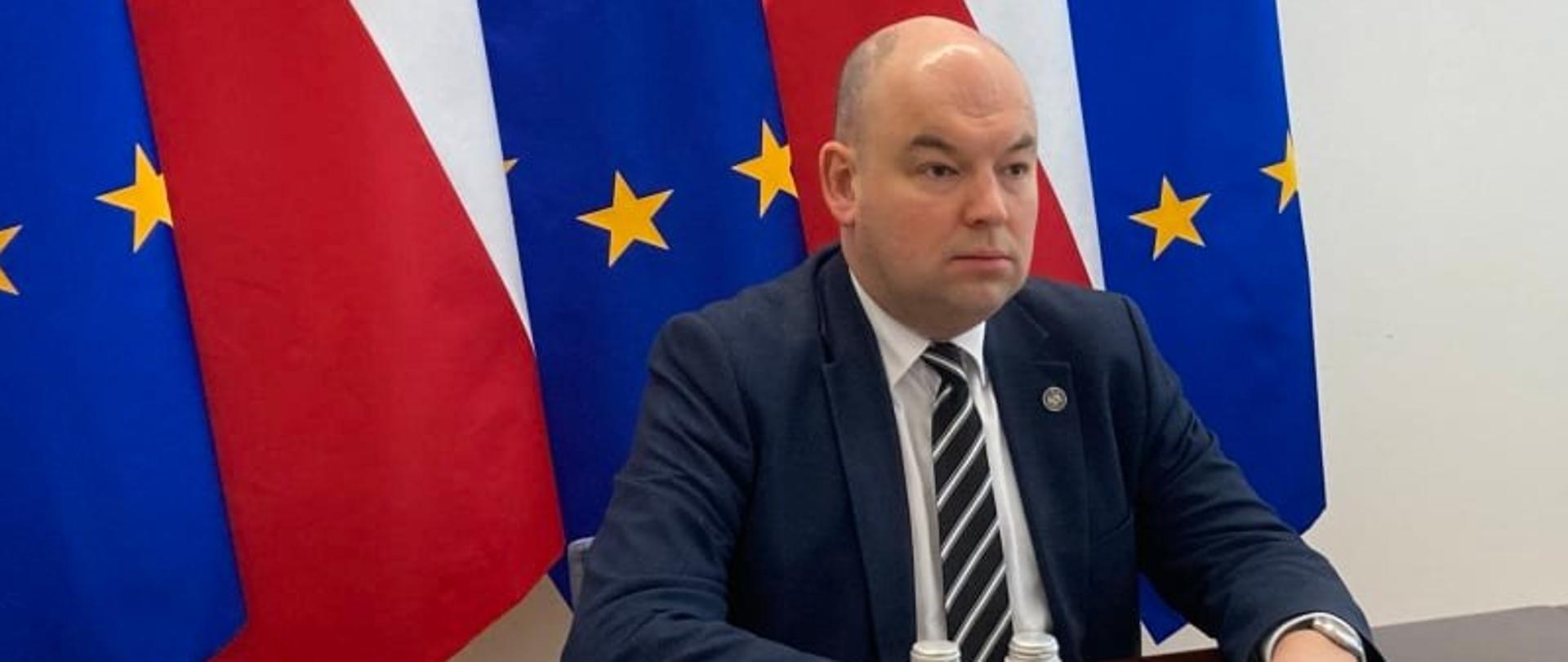 Minister Jan Dziedziczak, Pełnomocnik do spraw Polonii i Polaków za Granicą podczas posiedzenia Komisji Łączności z Polakami za Granicą, Sejm RP.