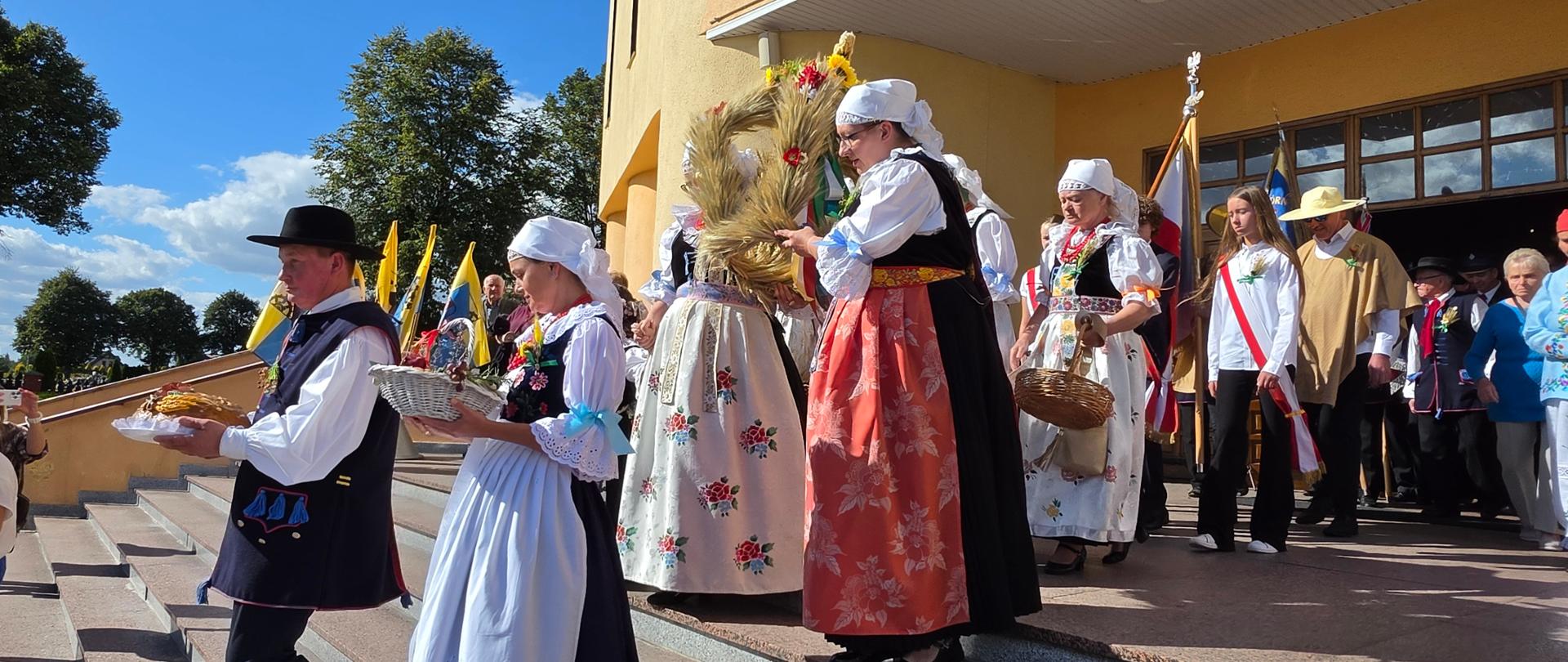 Uczestnicy Katowickich dożynek