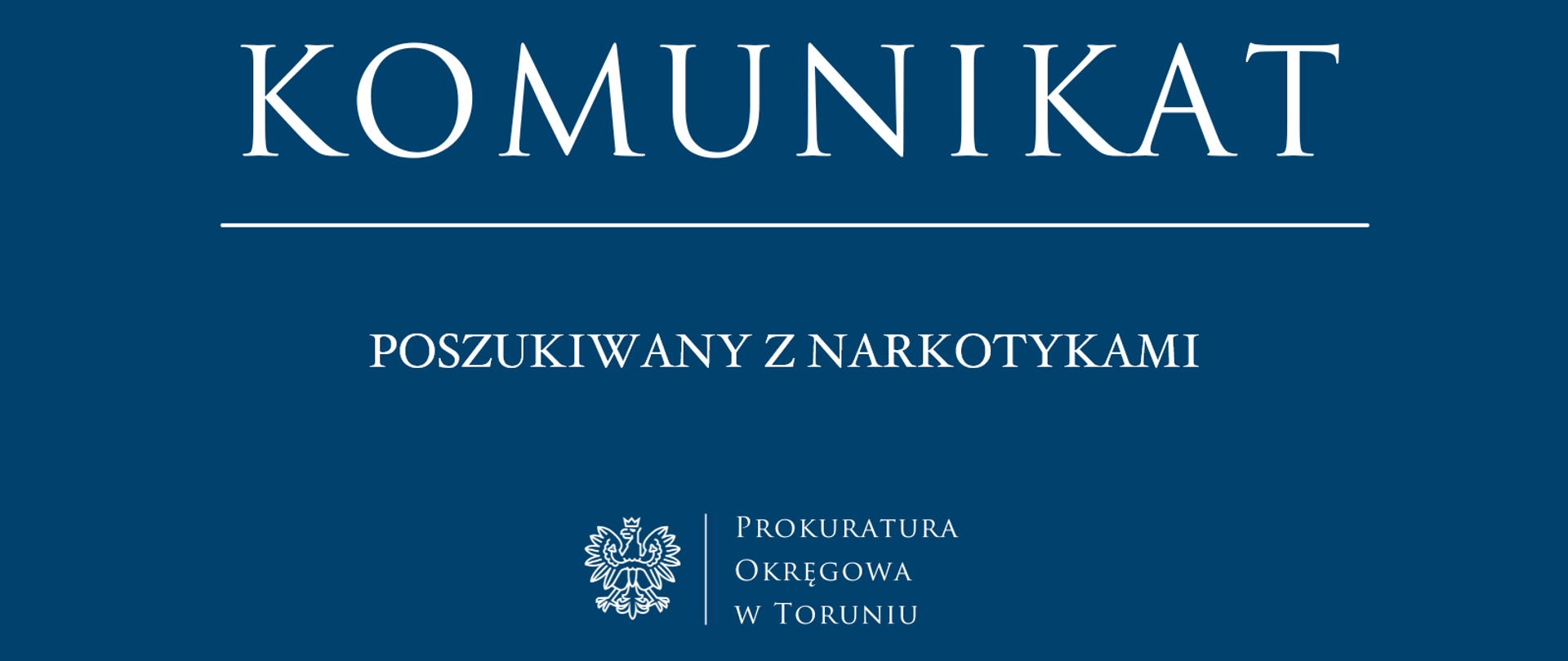 Poszukiwany z narkotykami