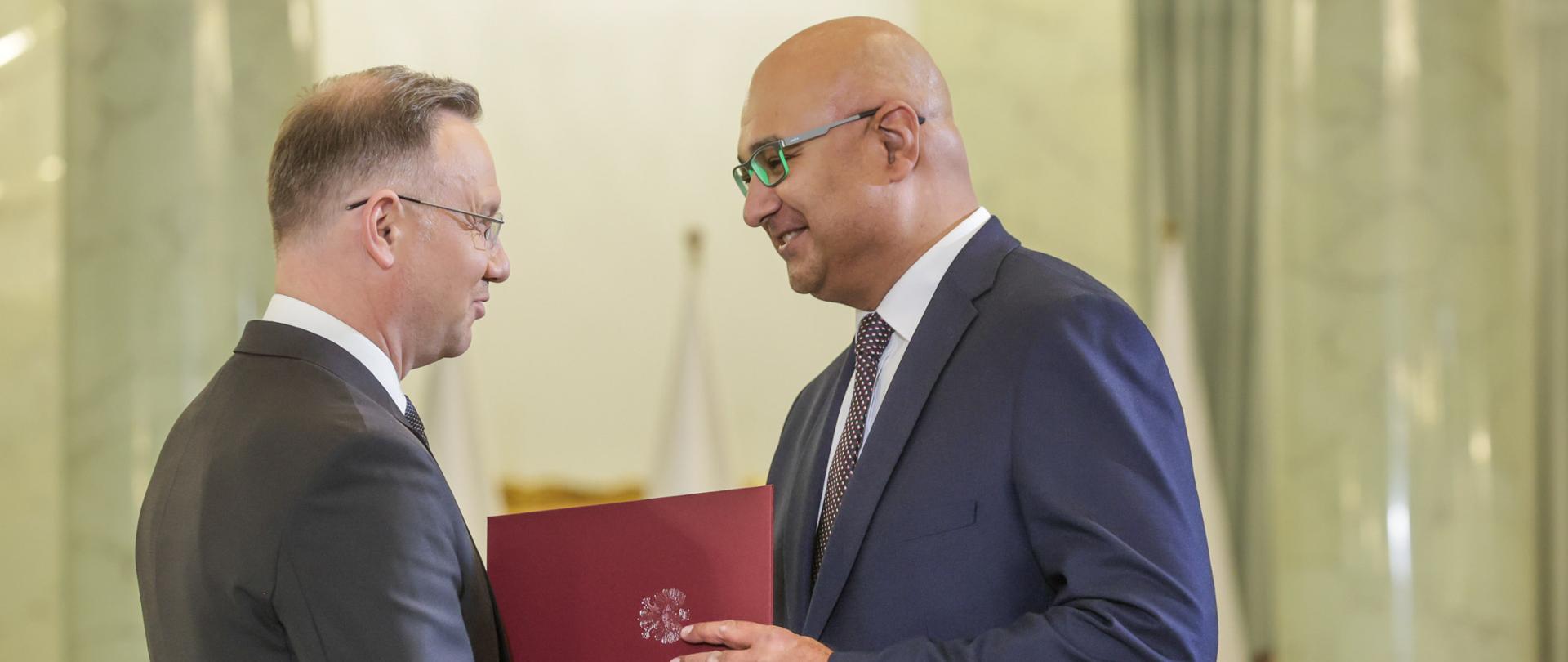 Prezydent RP Andrzej Duda powołał Alvina Gajadhura na urząd Ministra Infrastruktury