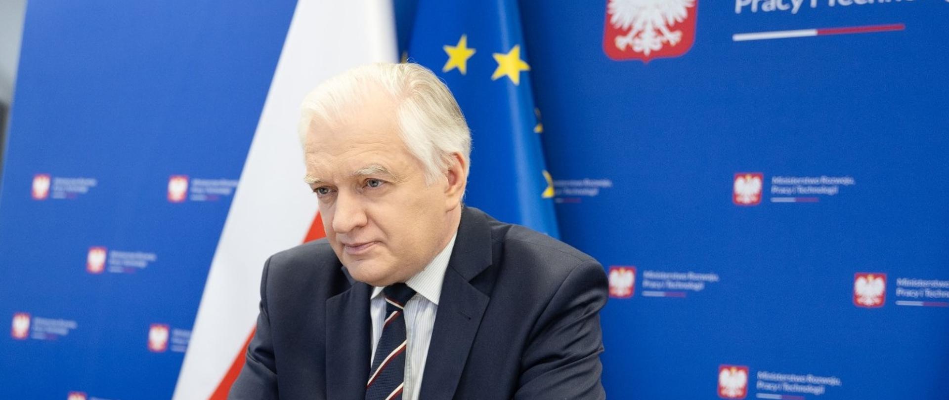 Premier Jarosław Gowin podczas debaty w ramach Polish Economic Forum