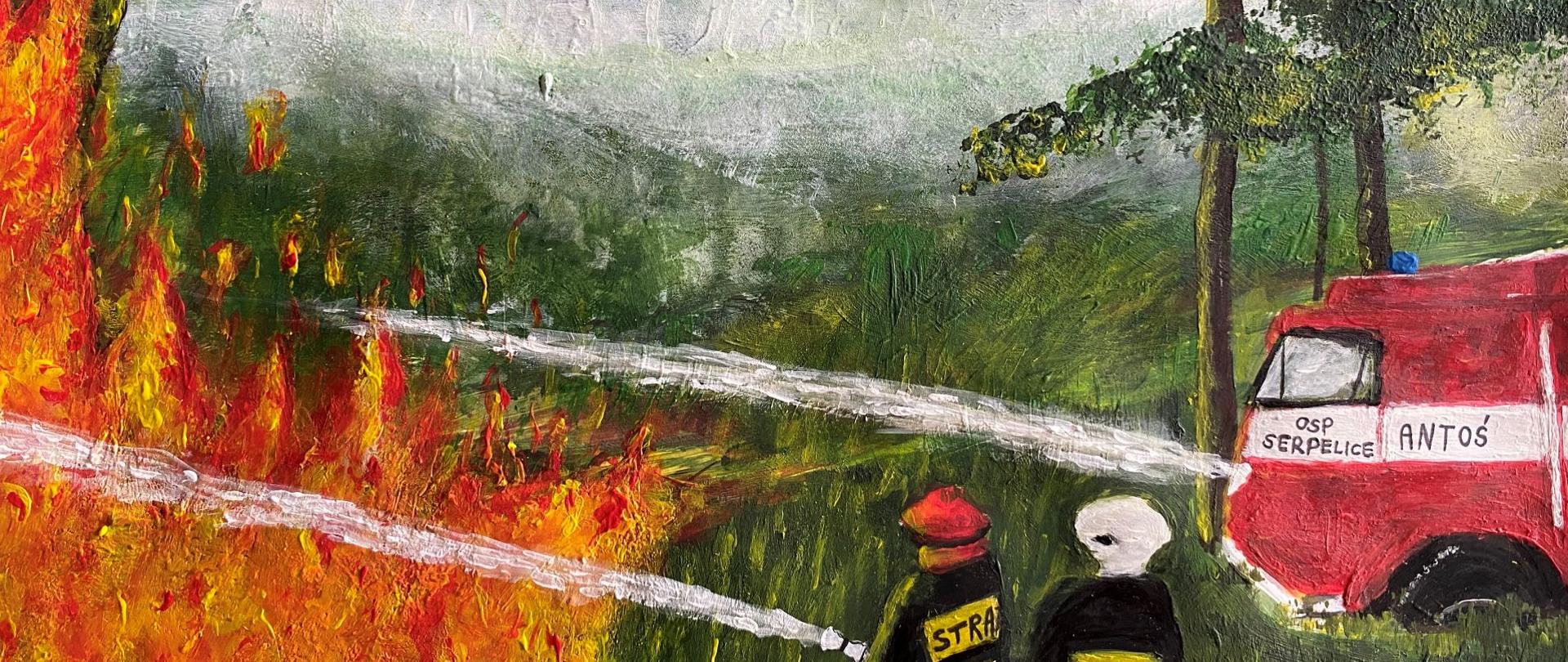 Wyniki eliminacji powiatowych Ogólnopolskiego Strażackiego Konkursu Plastycznego