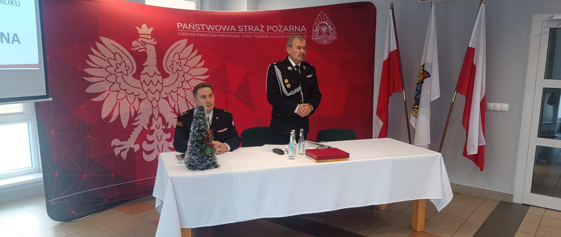 Posiedzenie Zarządu Oddziału Powiatowego ZOSP RP w Kazimierzy Wielkiej