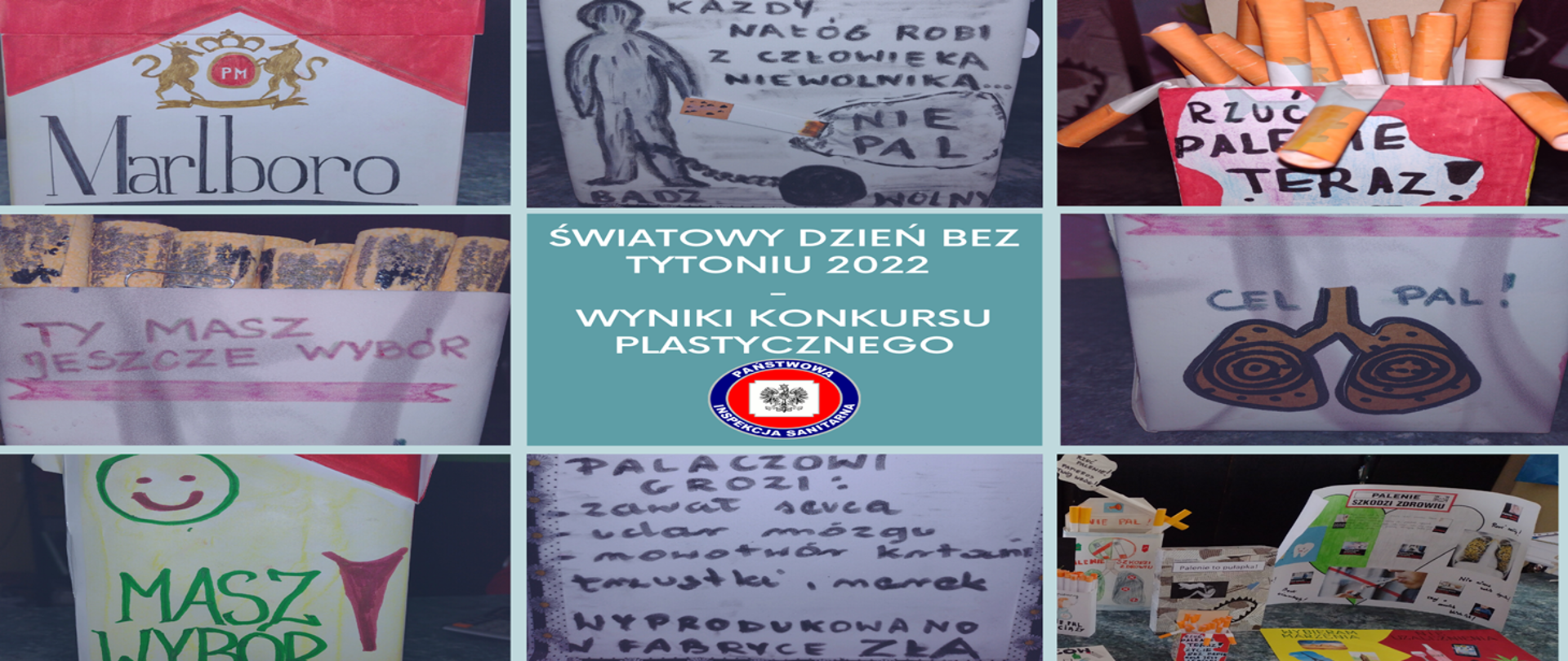 Światowy Dzień bez Tytoniu 2022 - wyniki konkursu plastycznego