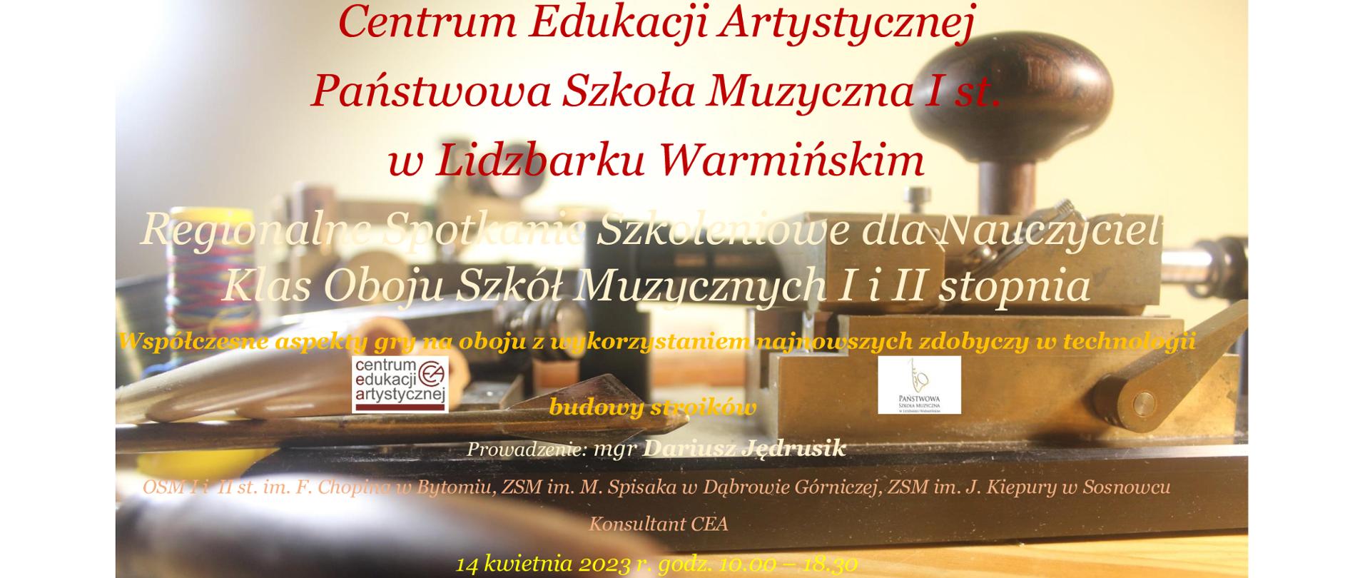 Na zdjęciu obojowa heblarka wewnętrzna i zewnętrzna, drzewo obojowe.