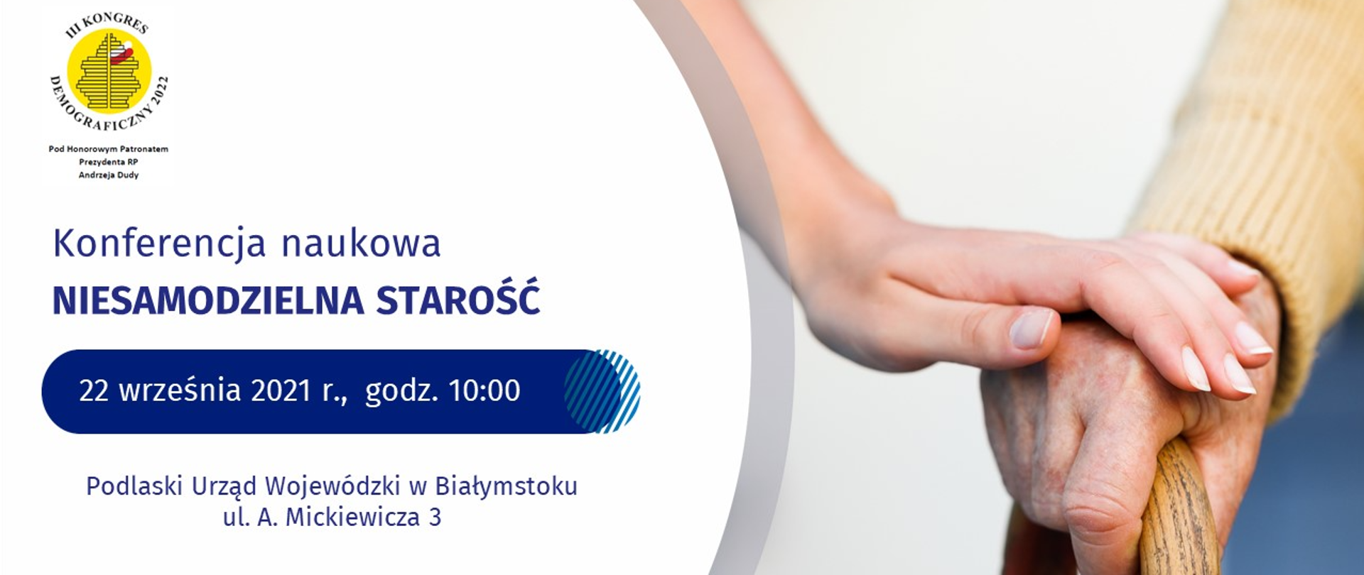 Konferencja "Niesamodzielna starość" - zaproszenie