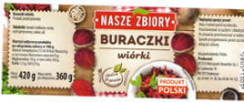 Nasze Zbiory - Buraczki wiórki - Etykieta
