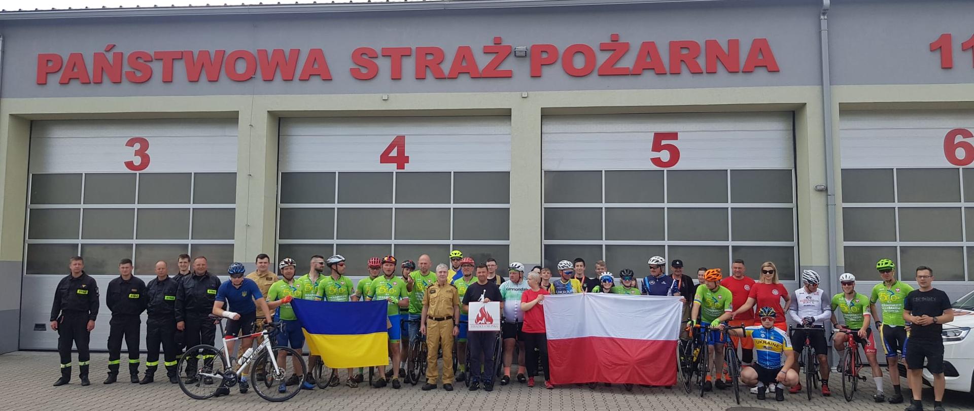 500km+ dla strażaków z Ukrainy w KP PSP Sokołów Podlaski.