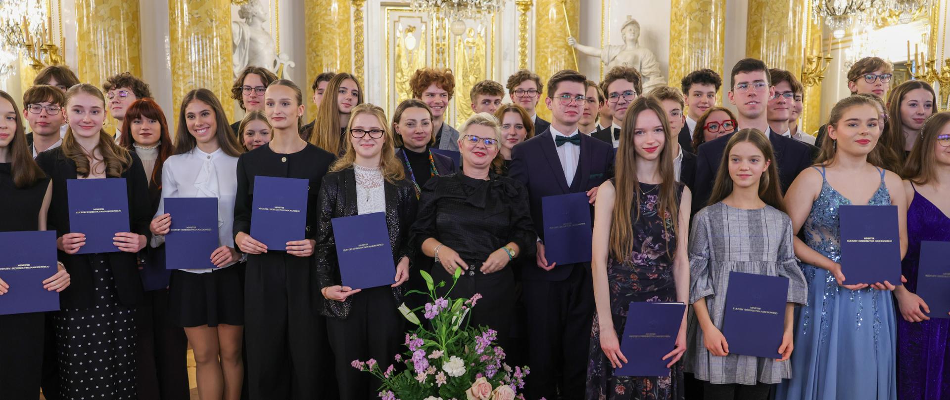 Wręczyliśmy stypendia Ministra Kultury i Dziedzictwa Narodowego uczniom szkół artystycznych, fot. Danuta Matloch/MKiDN