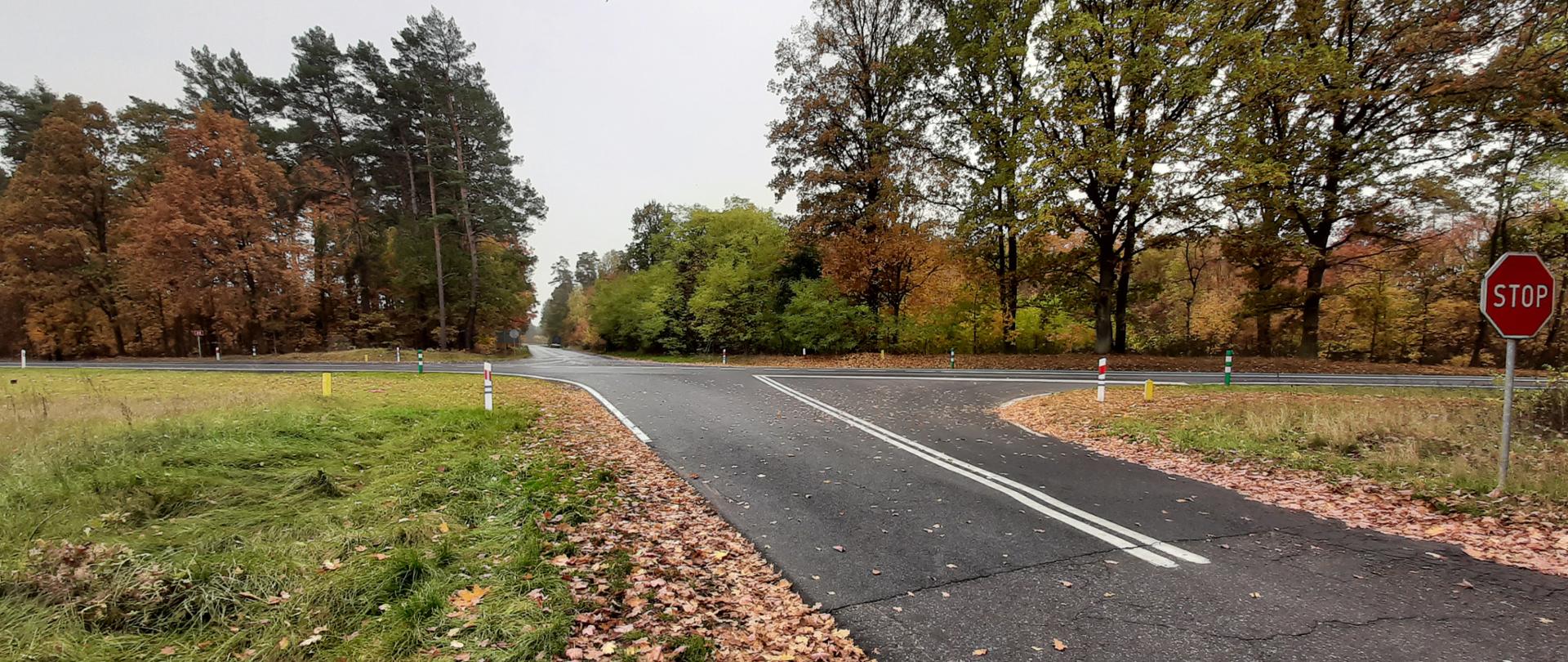 skrzyżowanie Kołczyn Sulęcin 