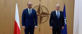 Spotkanie wiceministra Przydacza z zastępcą Sekretarza Generalnego NATO