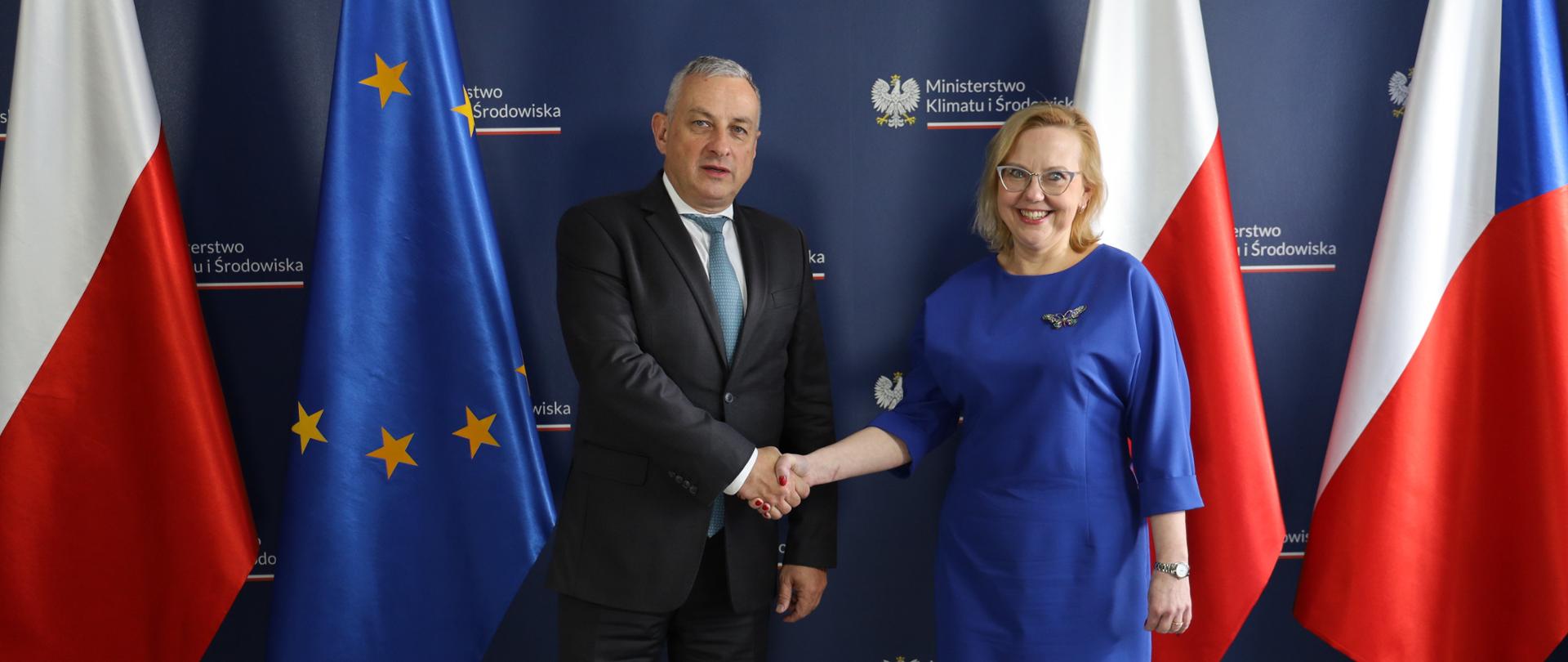 Minister Anna Moskwa i delegacja Czech