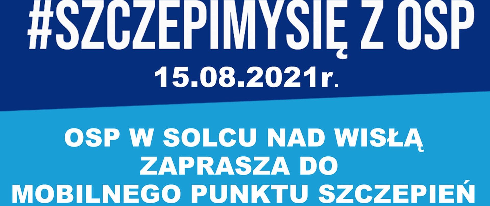 Mobilny Punkt Szczepień Plakat