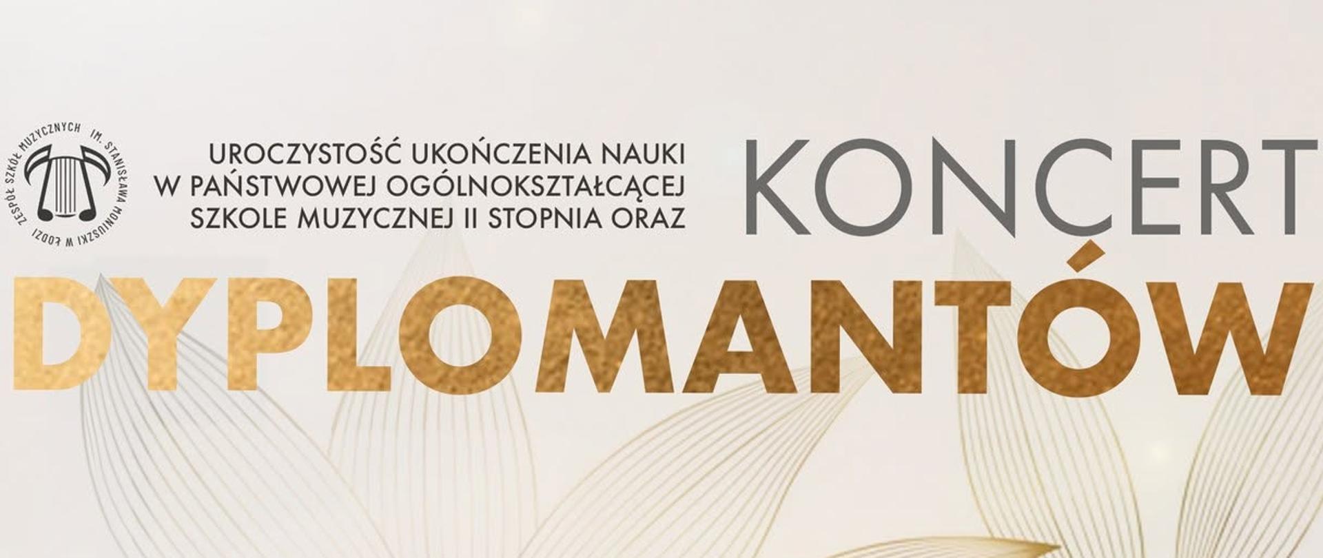 Plakat - Koncert dyplomantów POSM II