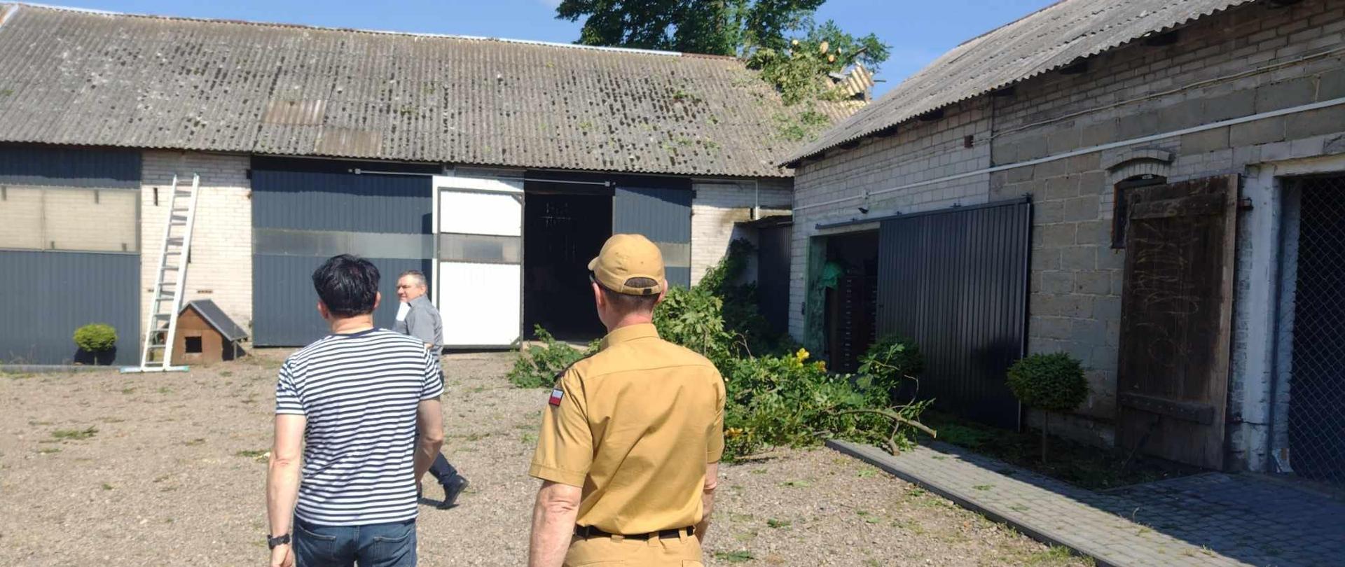 Sztab kryzysowy w związku z wichurą w pow. ryckim
